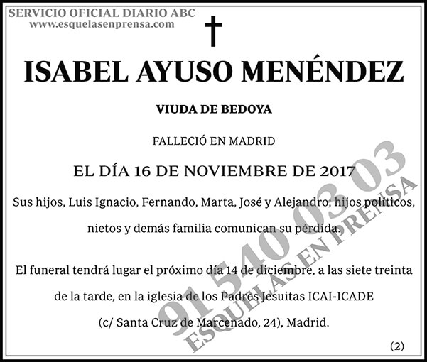 Isabel Ayuso Menéndez
